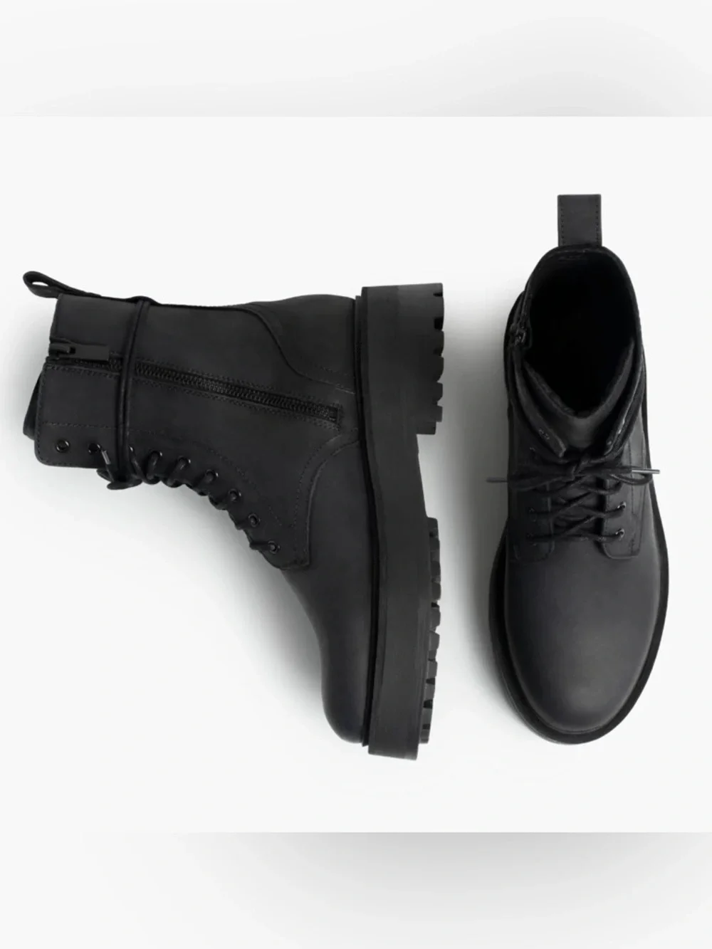 Thursday Quest Black Combat Moto Boots 6 (+) - Picture 4 of 16